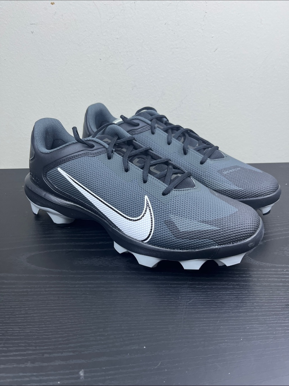 Nike Force Trout 8 Pro MCS Men's Size 12 Gray White Baseball Cleats NIB